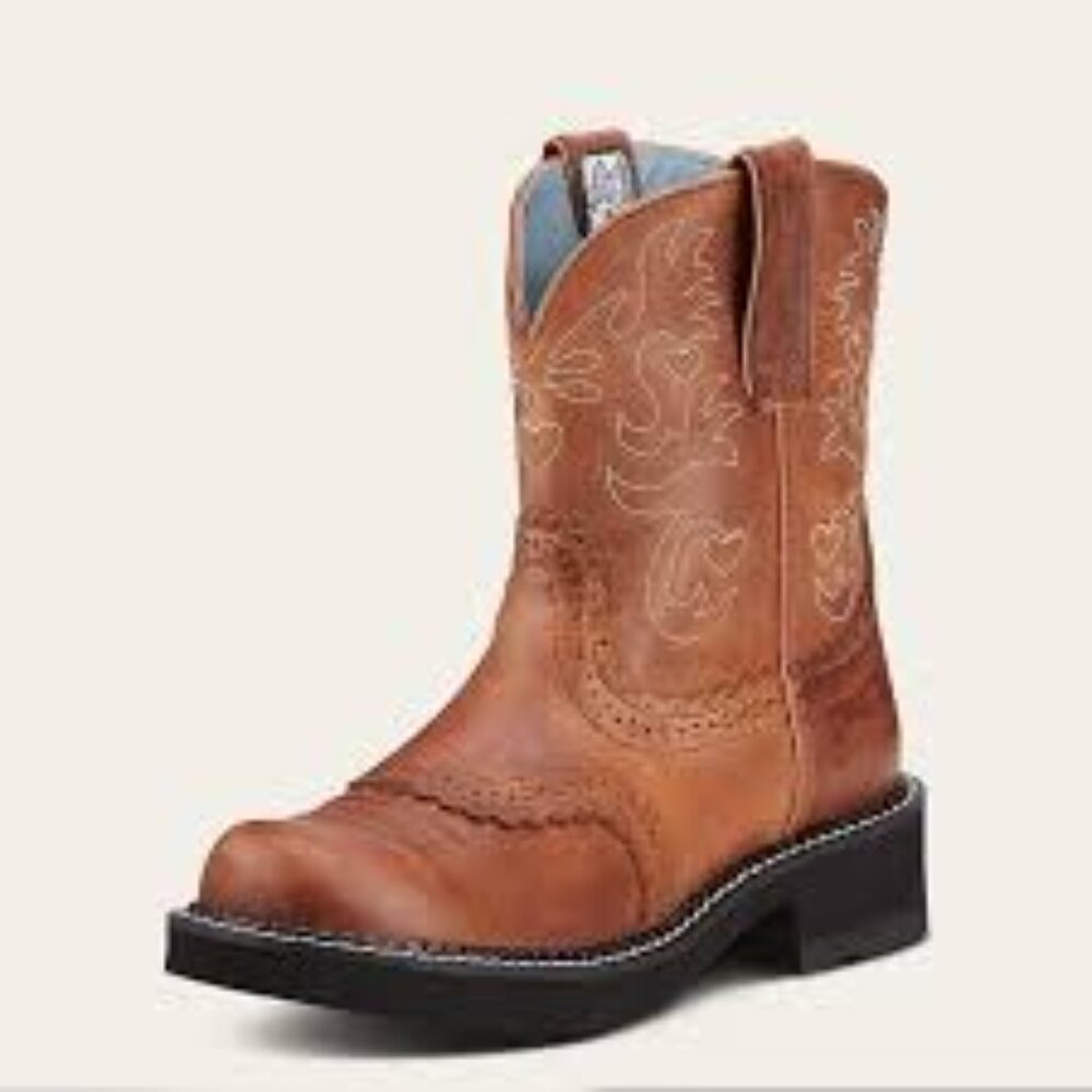 Ariat fatbaby saddle western boot